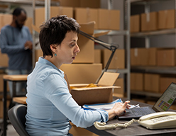 Stock and inventory records at store closing